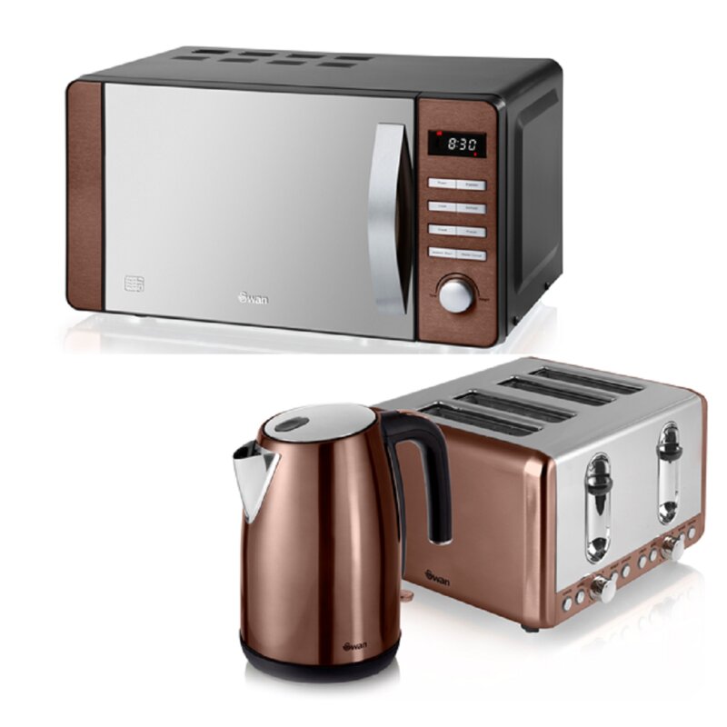 Swan Microwave, Kettle and Toaster Set Wayfair.co.uk